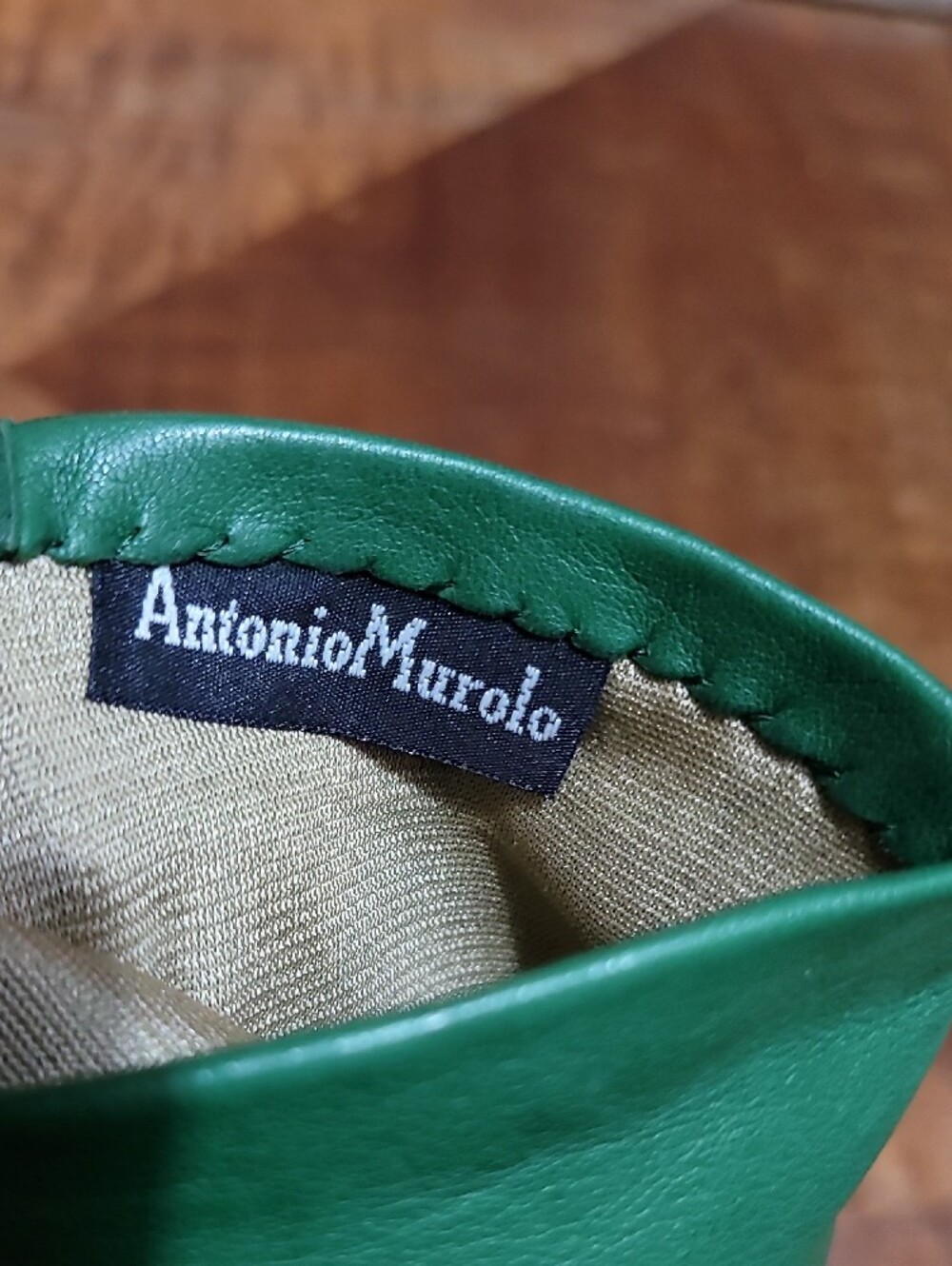 Made In Italy. Antonio Murolo. Leather Gloves With 100% Silk Lining. XL - Picture 3 of 14